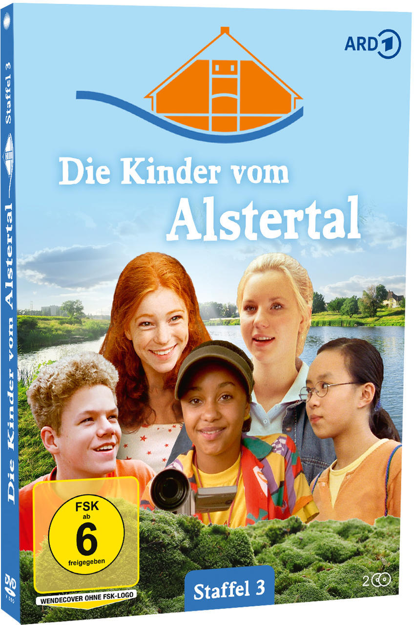 DVD-Cover mit fünf Personen und Text, blauer Himmel und Wasser im Hintergrund.