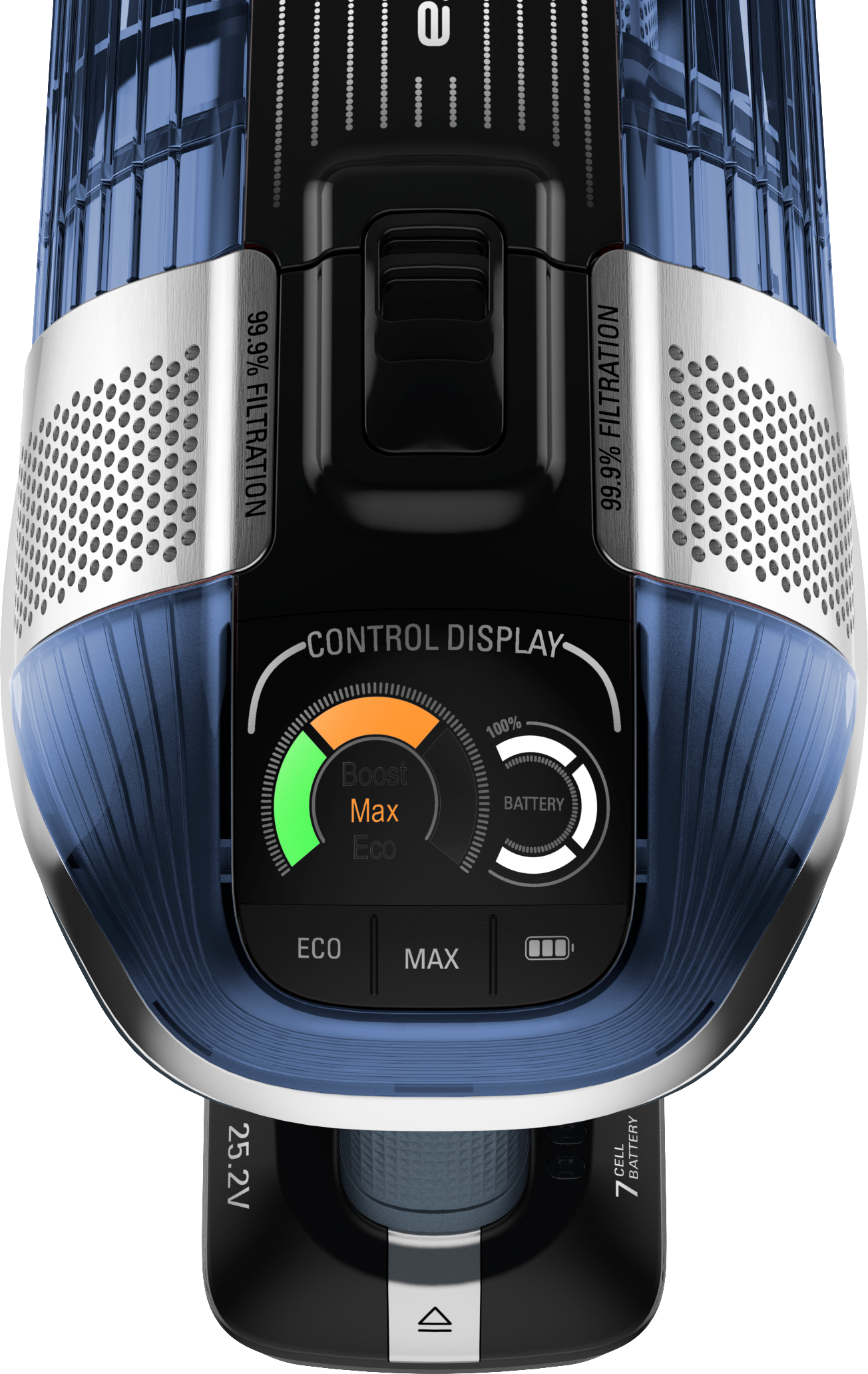 ROWENTA RH9890WO XForce Flex 11.60 Aqua - Akku-Staubsauger (Blau)
