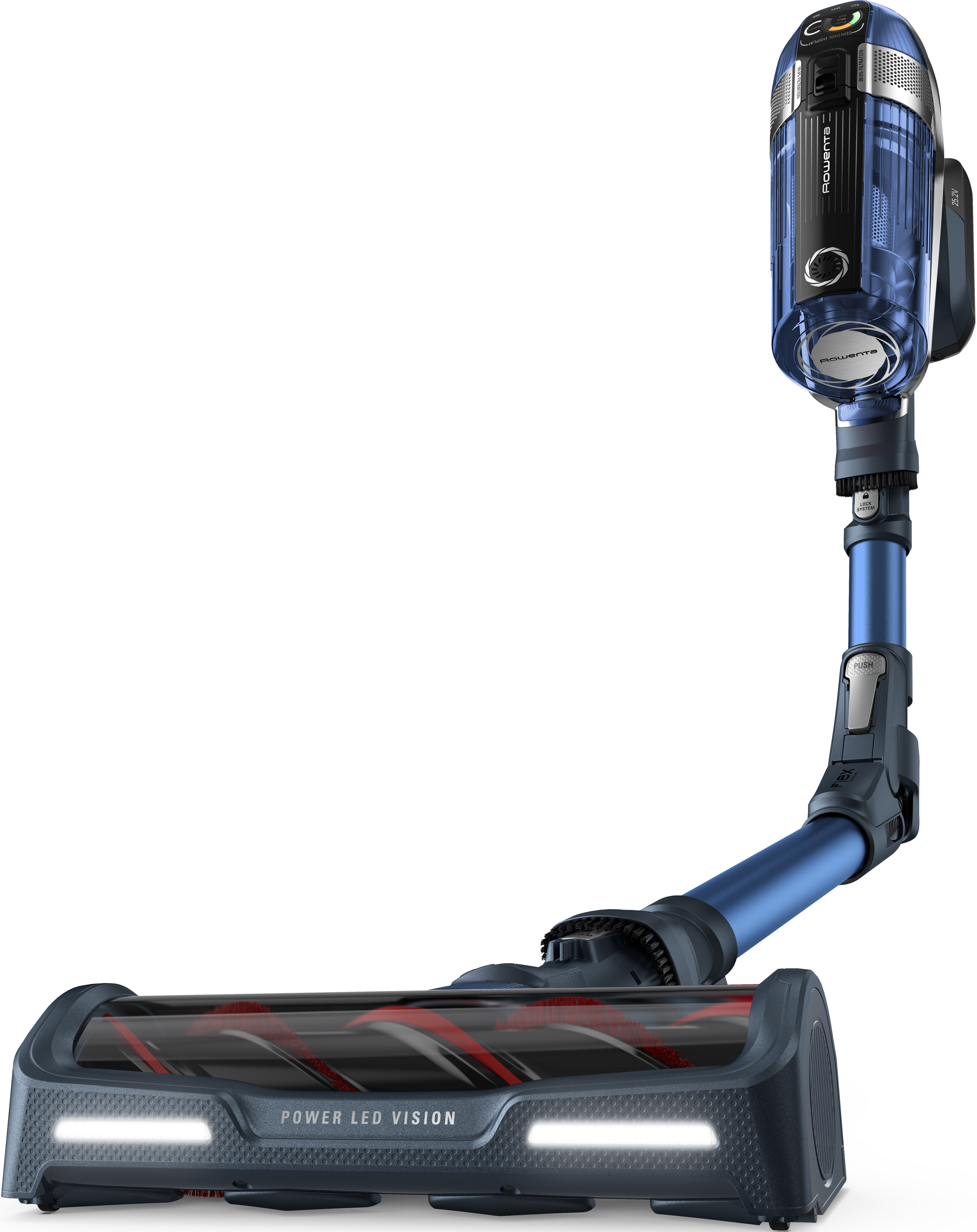 ROWENTA RH9890WO XForce Flex 11.60 Aqua - Akku-Staubsauger (Blau)