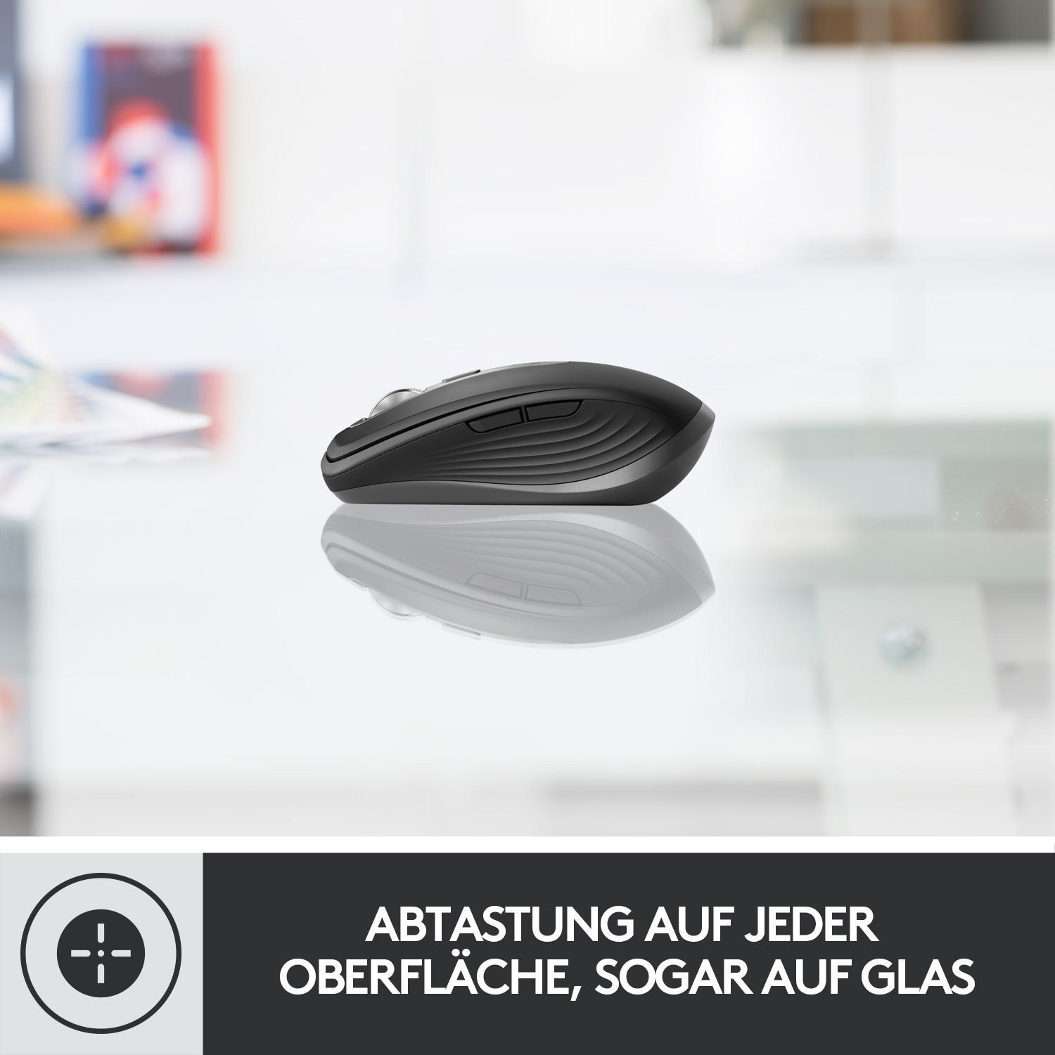 LOGITECH MX Anywhere 3 kompakte kabellose Maus, Graphite