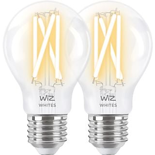 WIZ LED-lamp WiFi Whites E27 60W Duo-Pack (55105300)