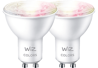 WIZ LED-spot WiFi Whites RGB GU10 50W Duo-pack (55103900)