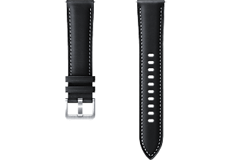 SAMSUNG Stitch Leather Band - Bracelet de remplacement (Noir)
