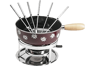 NOUVEL 403015 Edelweiss - Käsefondue Set (Braun)