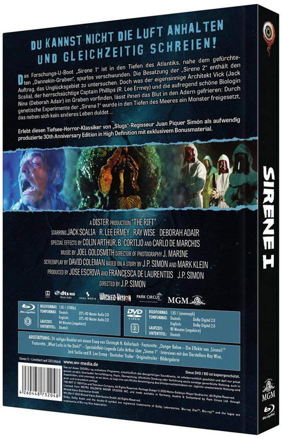 Sirene 1 - Mission im Abgrund Mediabook Cover C Blu-ray
