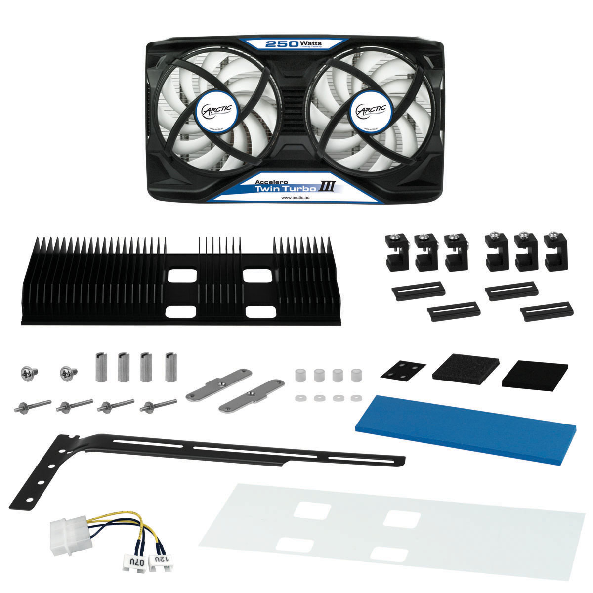 ARCTIC Accelero Twin Turbo III GPU Kühlung, Schwarz