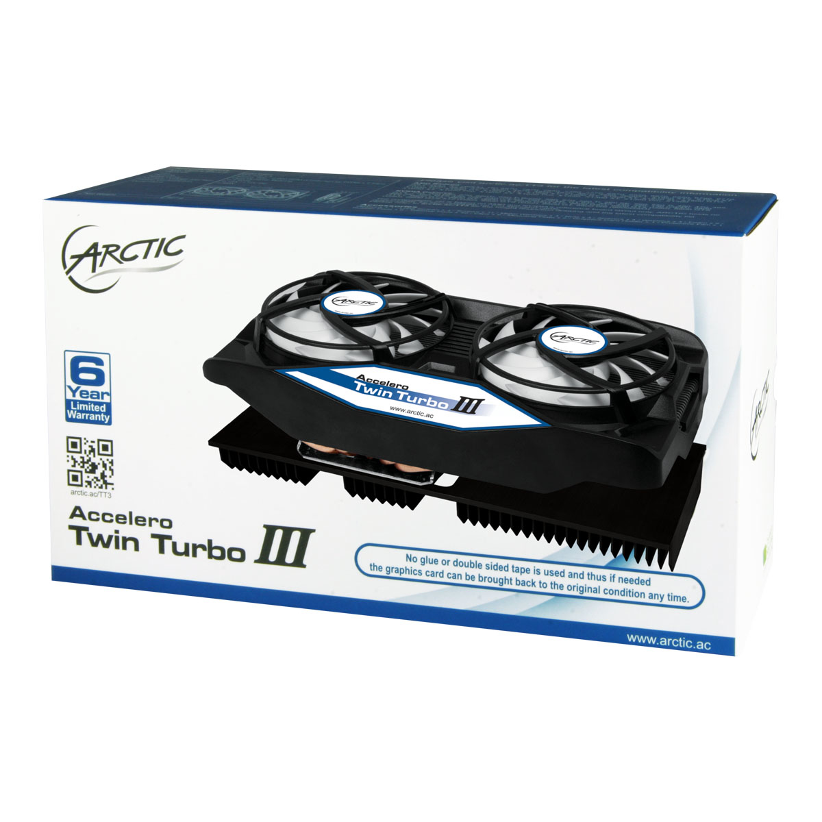 ARCTIC Accelero Twin Turbo III GPU Kühlung, Schwarz