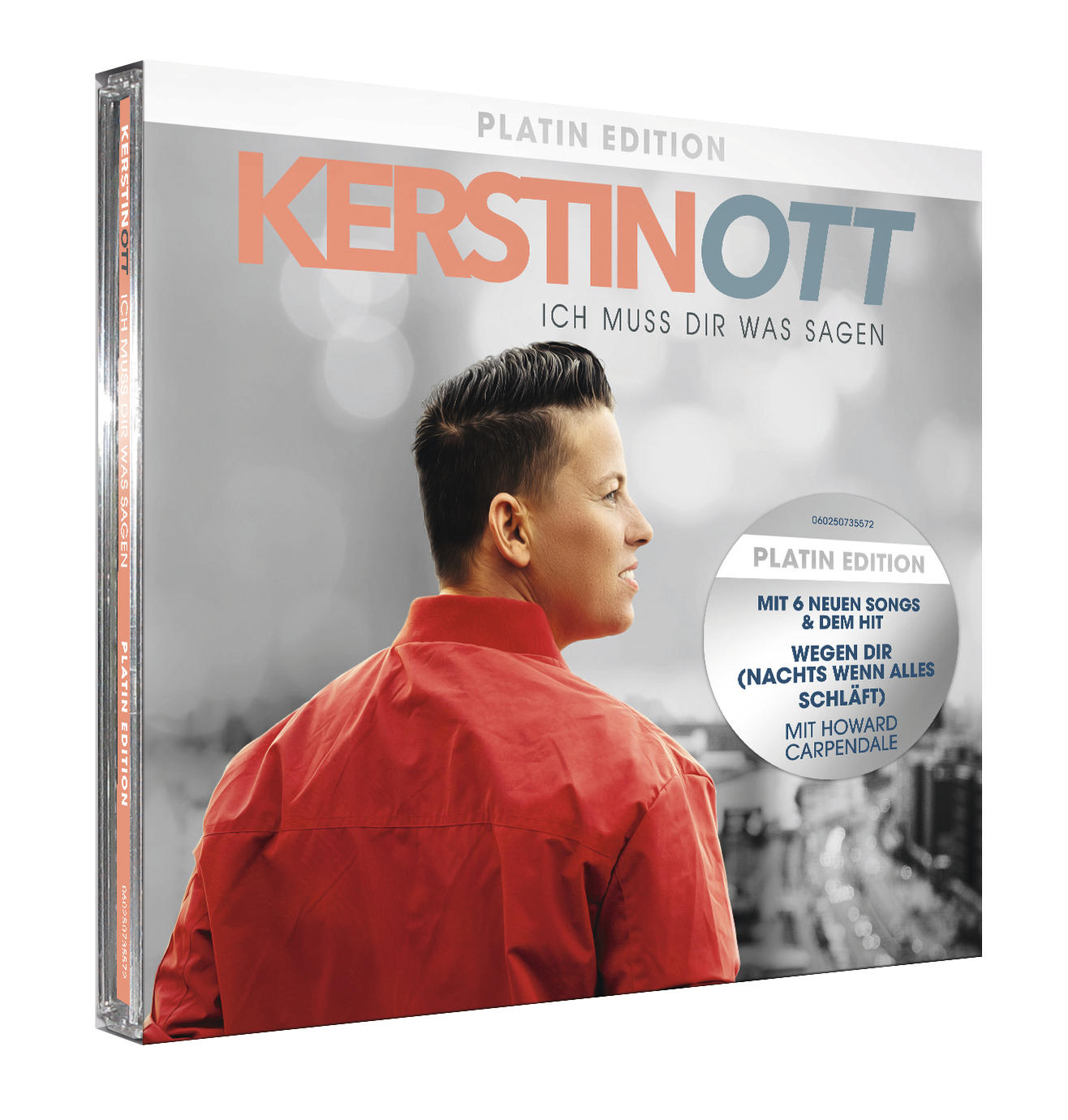CD-Cover mit Kerstin Ott. Sie trägt eine rote Jacke. Der Albumtitel ist angezeigt.