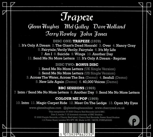 Ein CD-Cover mit Text, der Songs auflistet.