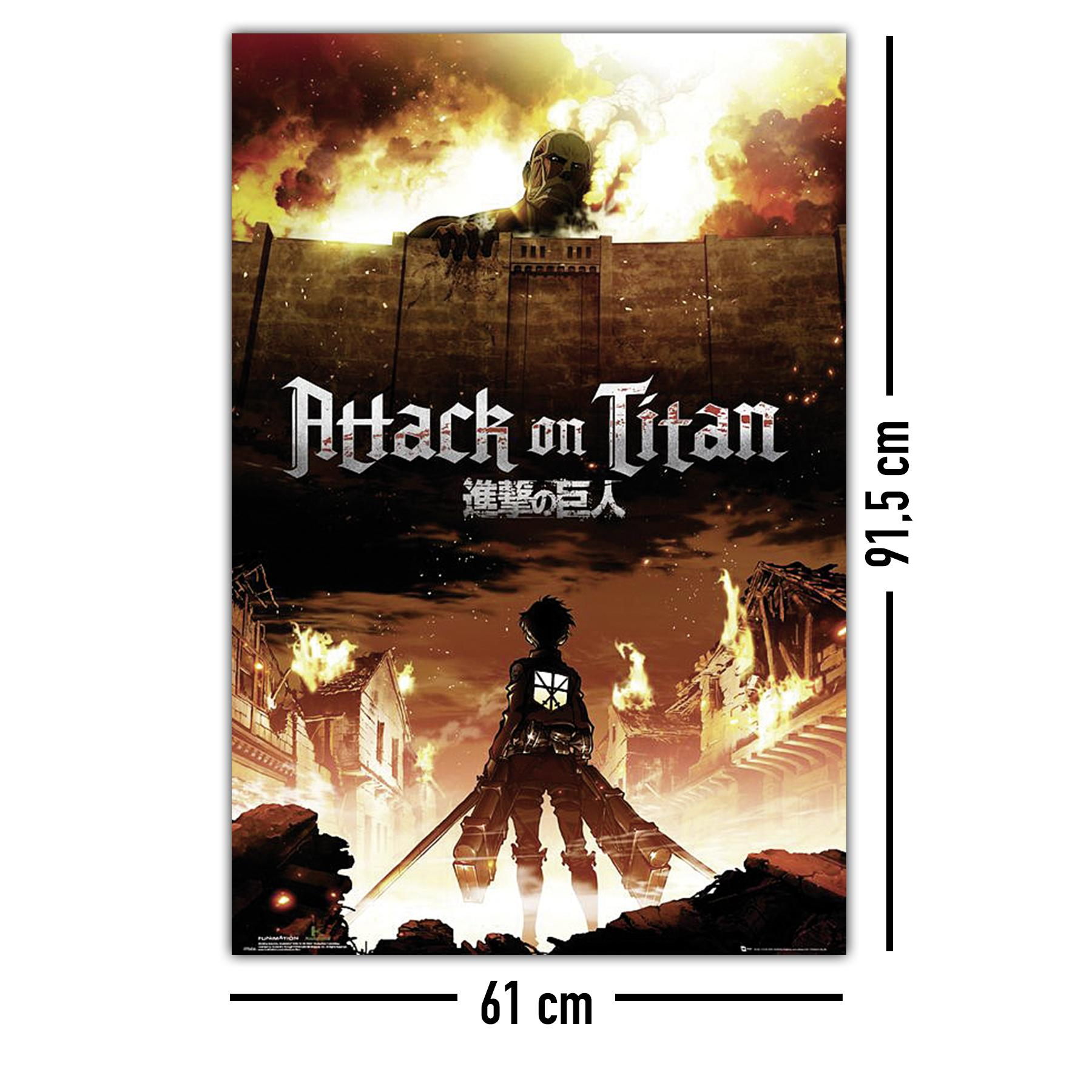 EYE Großformatige Attack Titan Poster Manga GB Poster / On Anime