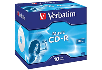 VERBATIM CD-R Audio 80 Minuten 10 Pack