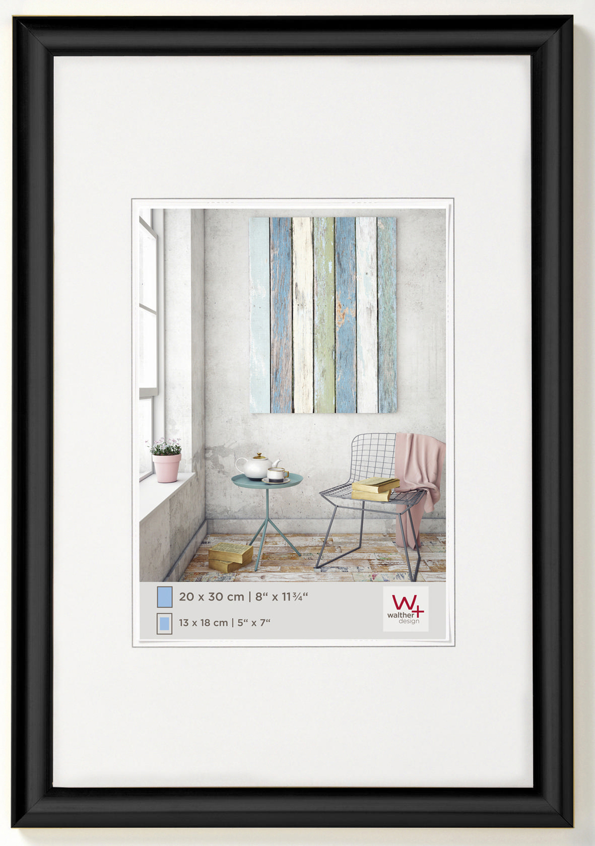 WALTHER Trendstyle (50x60 cm, Schwarz)