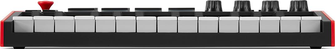 AKAI MPK Mini MK3 - MIDI/USB Keyboard Controller (Schwarz/Rot)