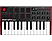 AKAI MPK Mini MK3 - MIDI/USB Keyboard Controller (Schwarz/Rot)