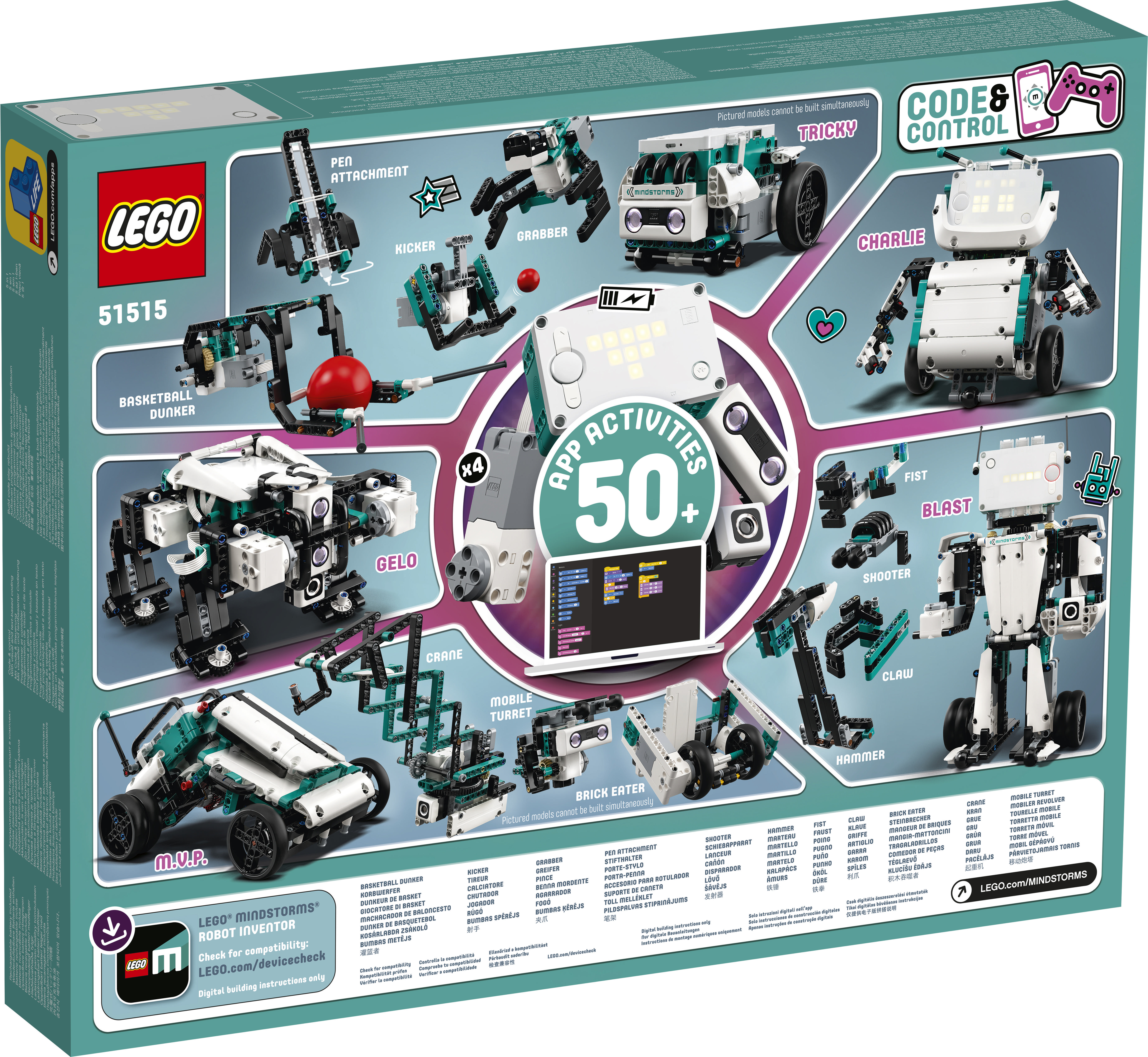 LEGO 51515 Roboter-Erfinder Bausatz, Mehrfarbig