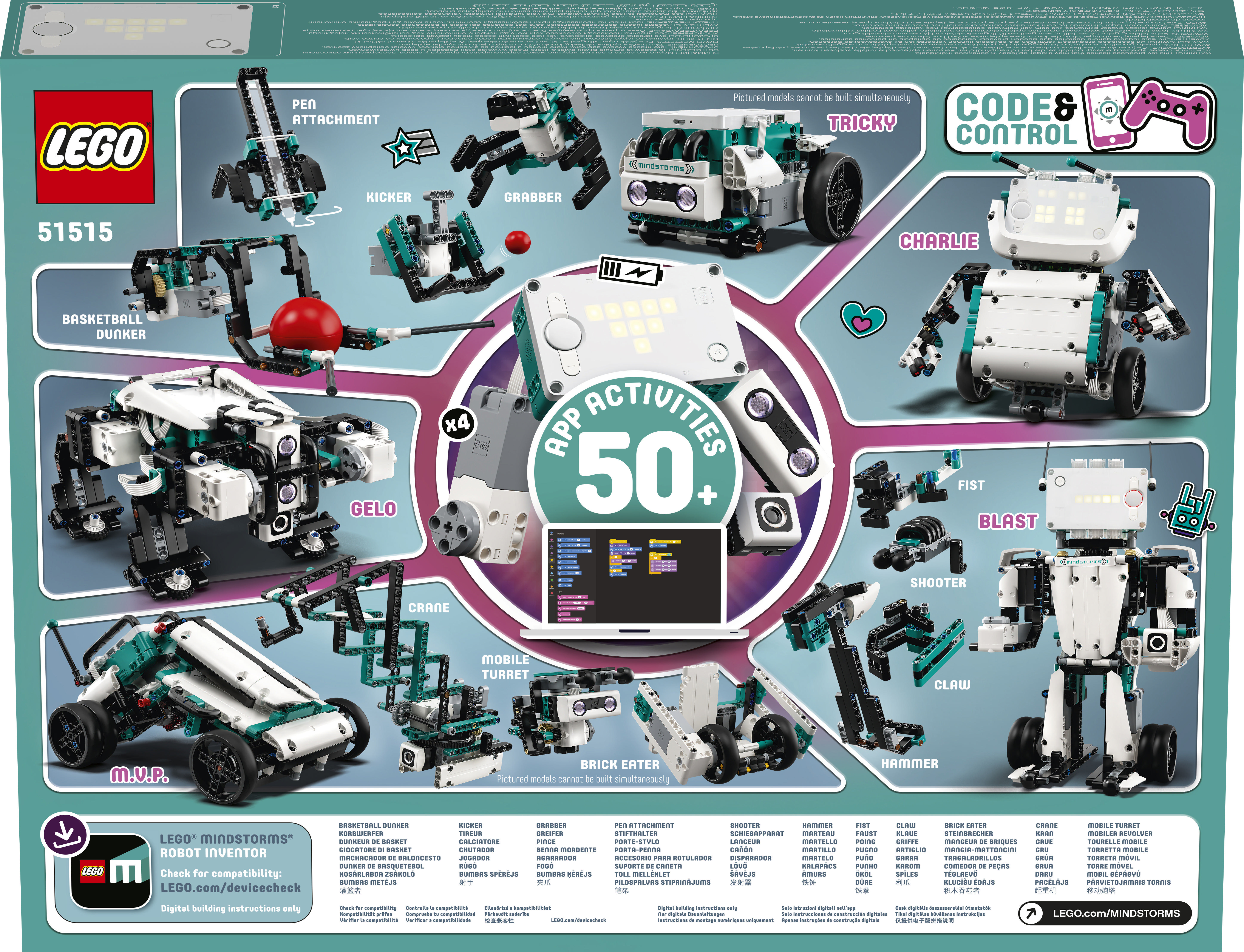 LEGO 51515 Roboter-Erfinder Bausatz, Mehrfarbig