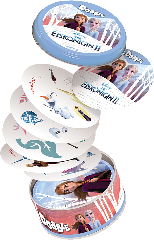 ZYGOMATIC Dobble Disney Frozen II Gesellschaftsspiel Mehrfarbig
