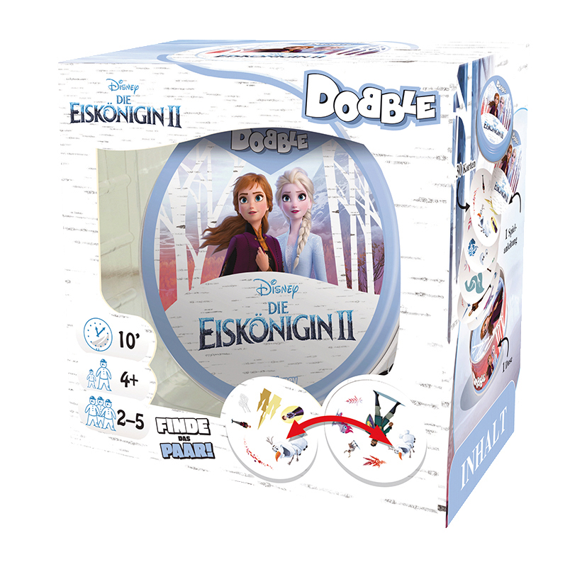 ZYGOMATIC Dobble Disney Frozen II Gesellschaftsspiel Mehrfarbig