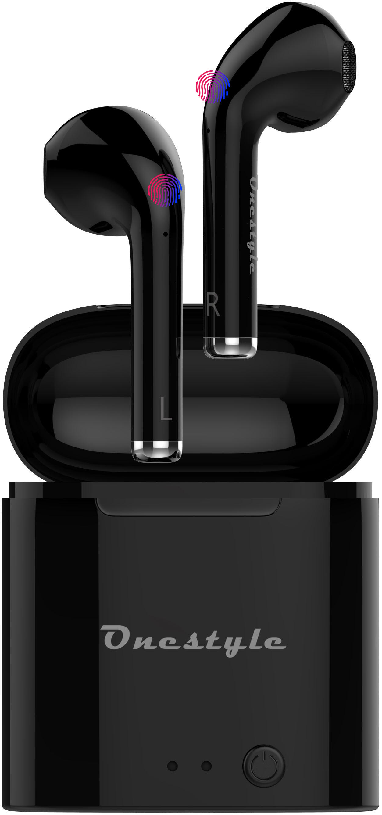 ONESTYLE TWS-BT-V7 plus, In-ear Kopfhörer Bluetooth Schwarz