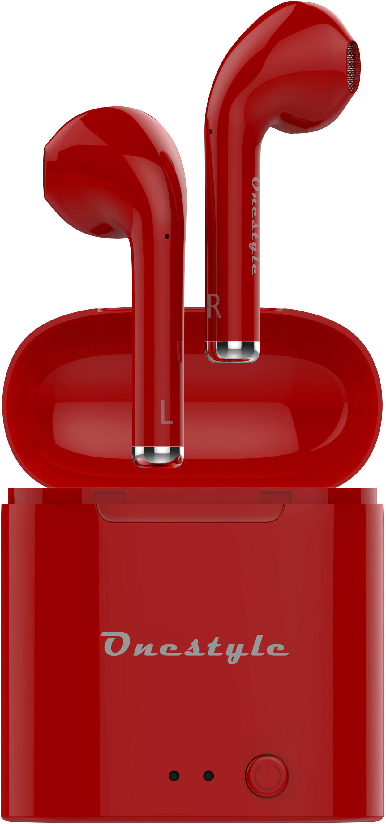 ONESTYLE TWS-BT-V7 plus, In-ear Kopfhörer Bluetooth Rot