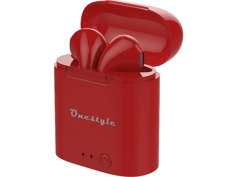 CORN TWS-BT-V7 plus, Bluetooth Kopfhörer In-ear Rot TECHNOLOGY