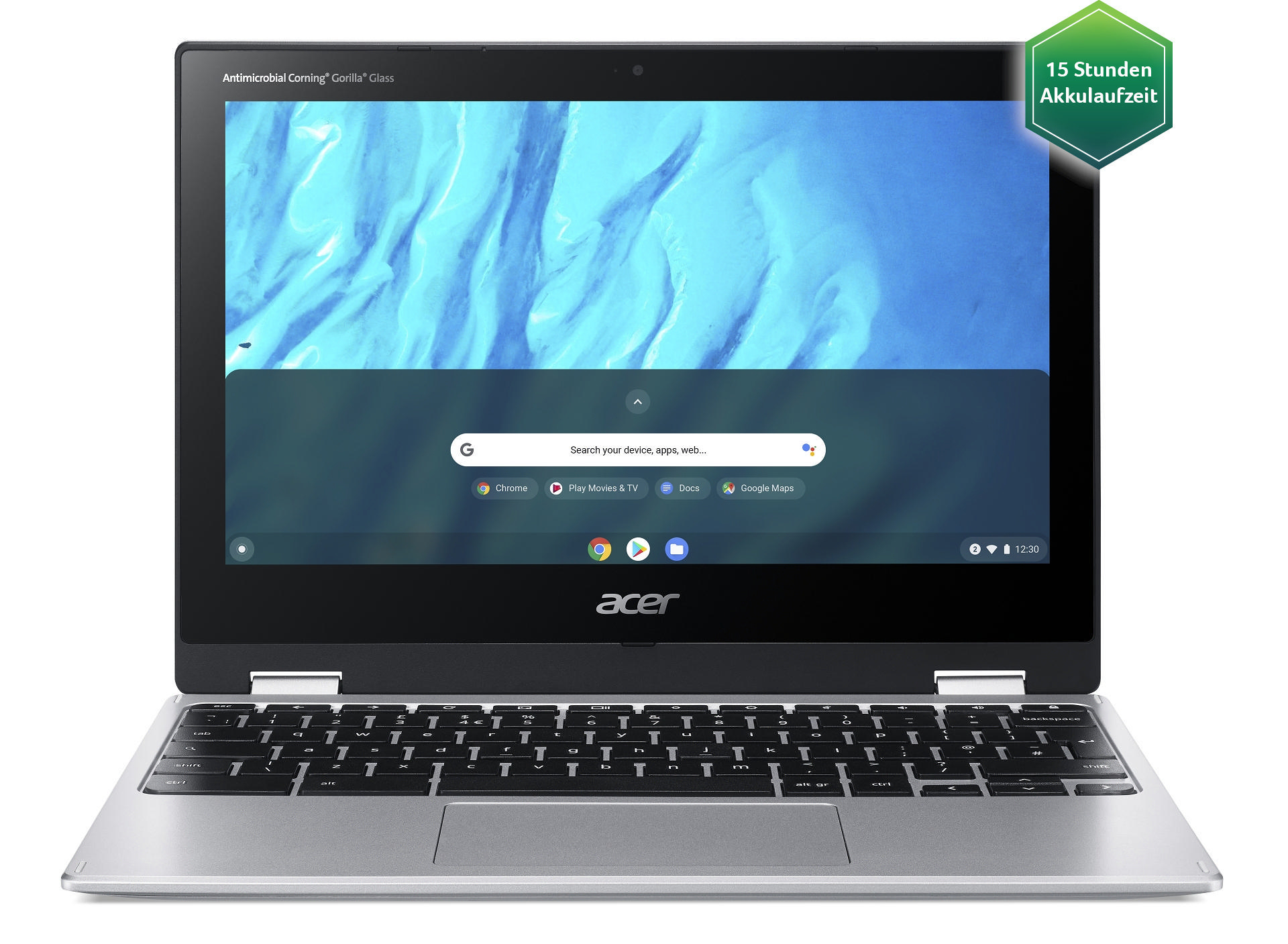 ACER Chromebook Spin 311 (CP311-3H-K2RJ) - 11,6 Zoll - MediaTek MediaTek MT Cortex A73/A53 Prozessor (MT8183) - 4 GB - 64 GB - ARM Mali-G72 - Google ChromeOS