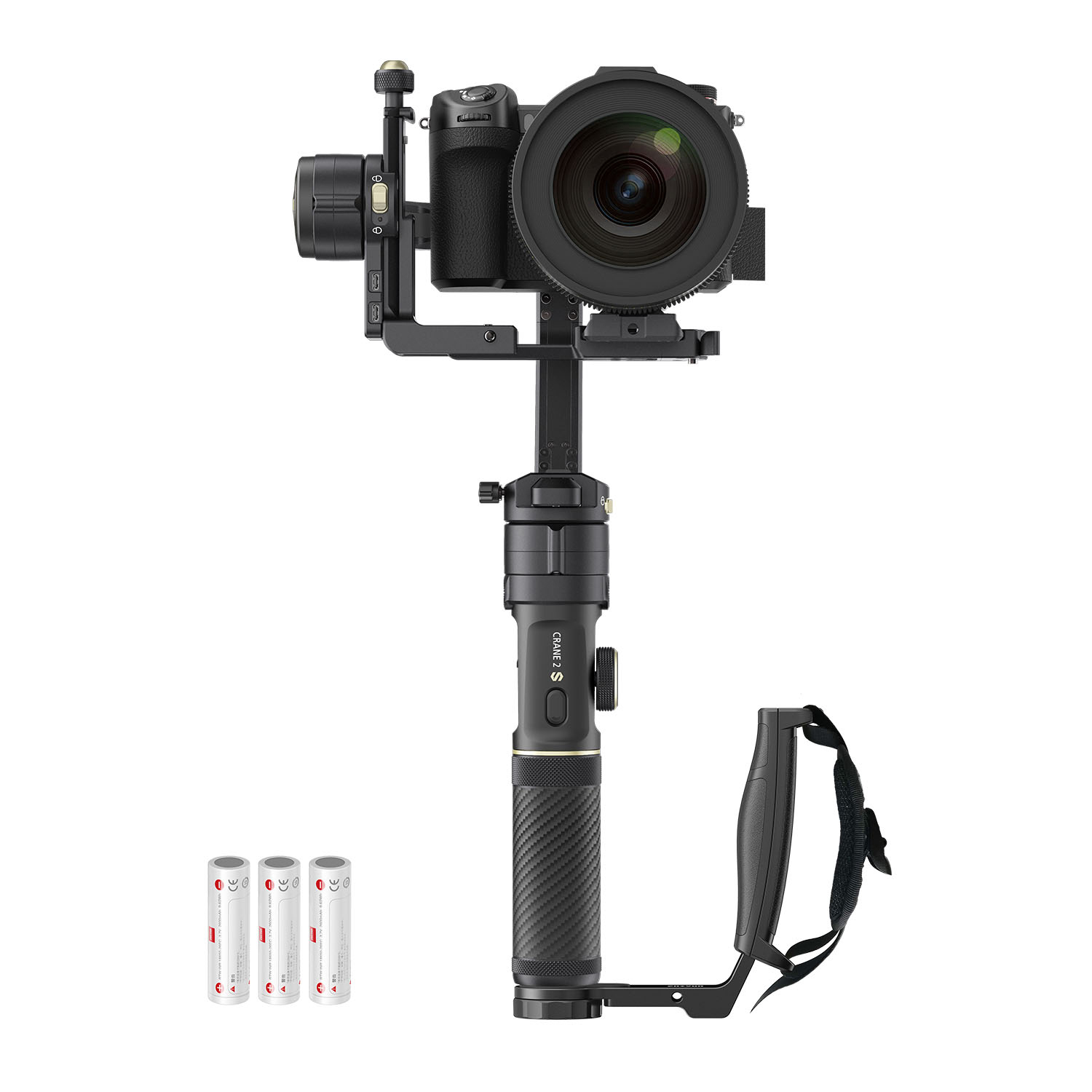 ZHIYUN CRANE 2S COMBO, Gimbal, Schwarz