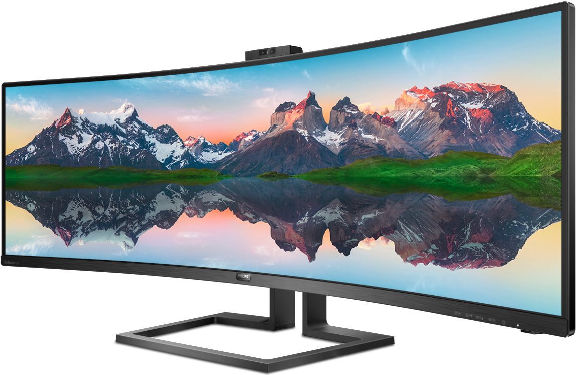 PHILIPS 498P9 Curved 49 Zoll  2K UltraWide QHD  Monitor  4 ms Reaktionszeit  