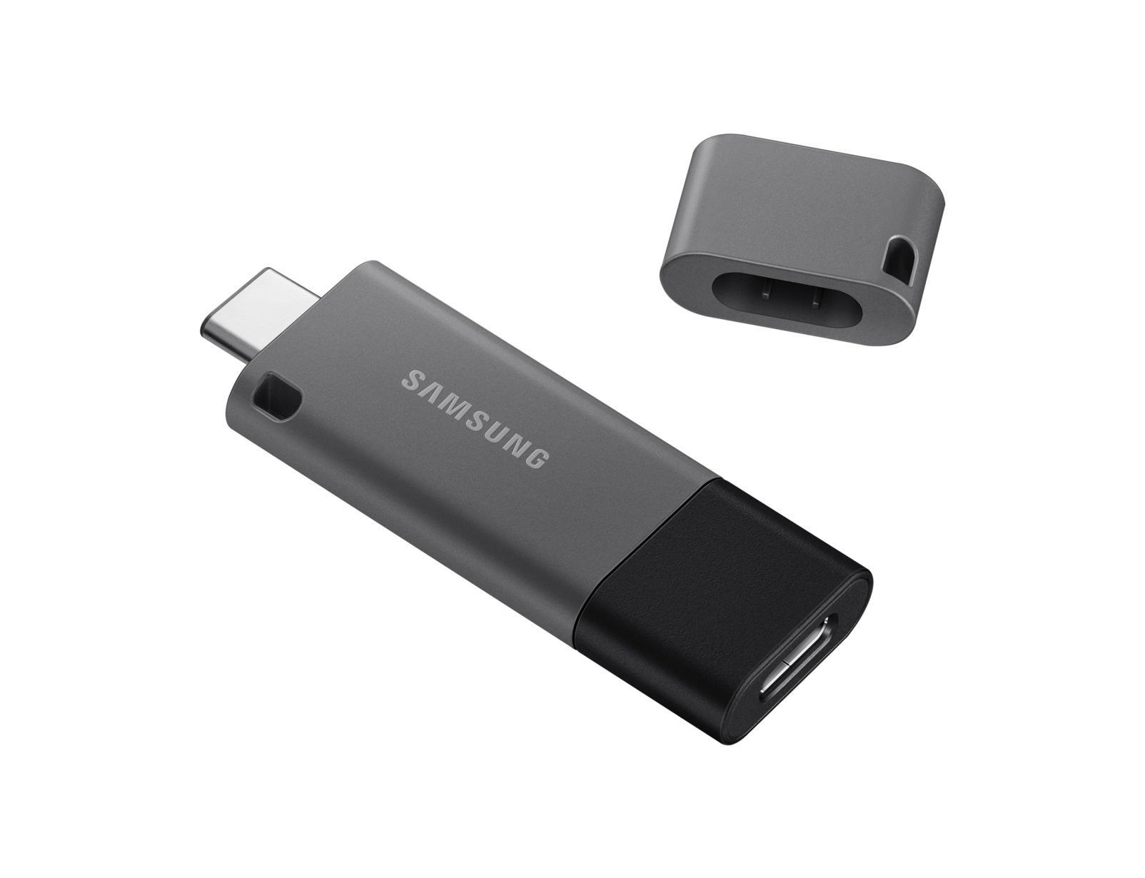USB-Stick, 256 MB/s, Duo SAMSUNG GB, Plus Schwarz 400