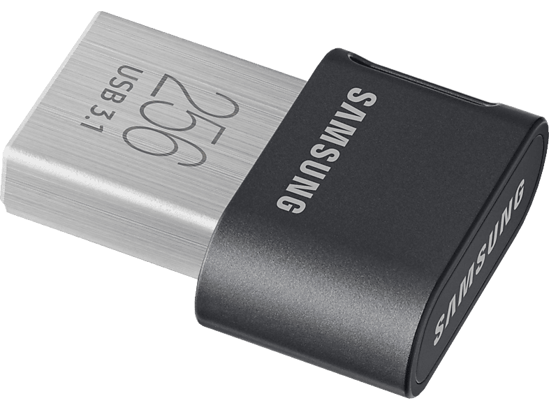 USB-Stick, GB, Schwarz 256 400 Fit SAMSUNG MB/s, Plus
