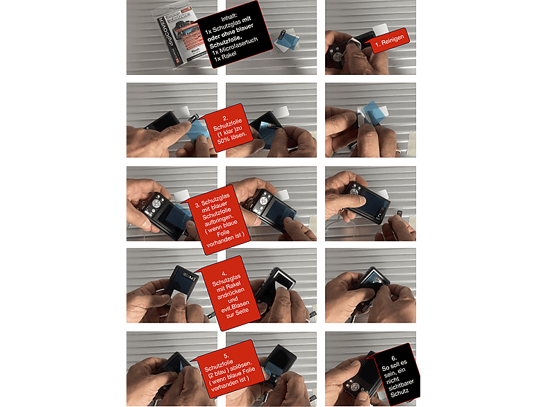 S+M digiCOVER, Displayschutz, Transparent