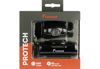 FAVOUR Hoofdlamp H0917 Compact Zwart
