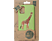CELLECT GoGreen hátlap, zsiráf mintás, zöld (Samsung Galaxy A71-hez)