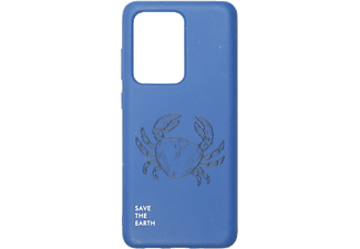CELLECT GoGreen hátlap, rák mintás, kék (Samsung Galaxy S20 Ultra készülékhez)