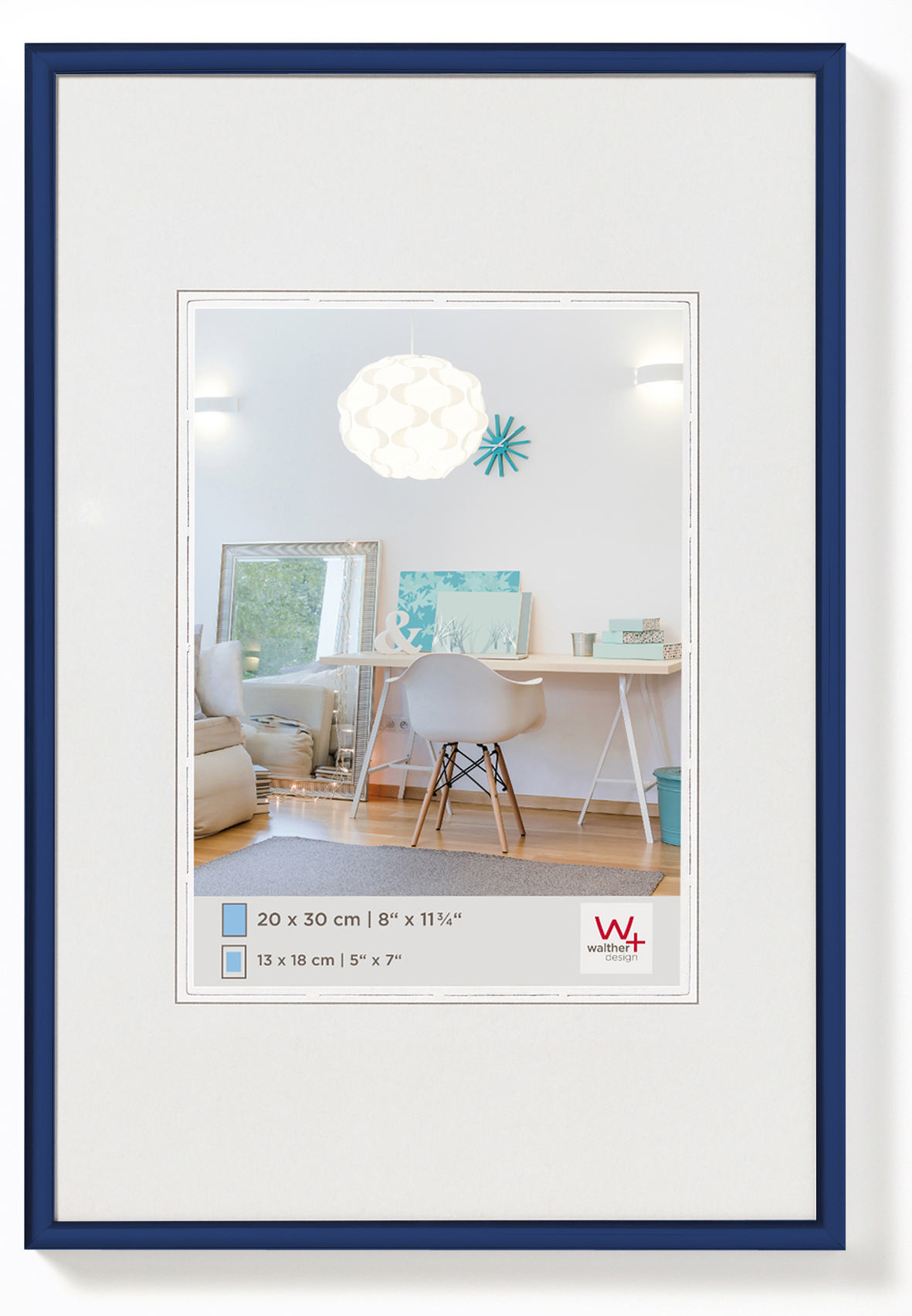 WALTHER New Lifestyle (30x45 cm, Blau)