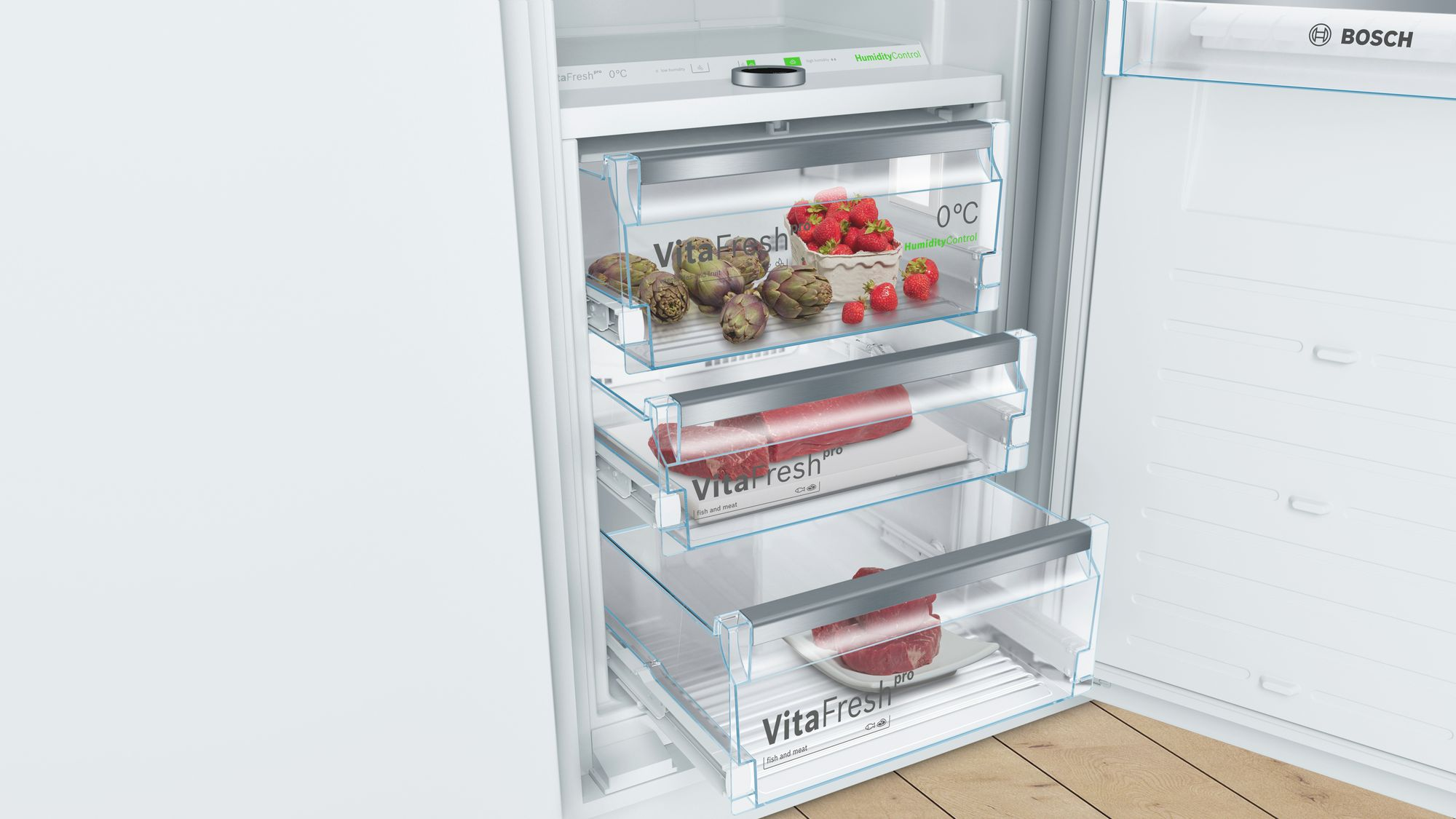 BOSCH KIF81PFE0 Serie 8 Kühlschrank (313 l, E, 1772 mm hoch, k.A.)