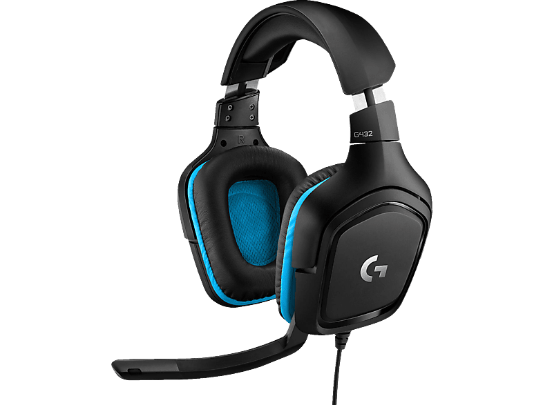 LOGITECH G432 , Over-ear Schwarz Headset Gaming