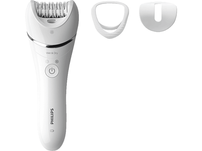 PHILIPS BRE700/00 Series 8000 Epilierer, Weiß | SATURN
