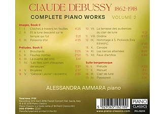 Alessandra Ammara - Debussy:Complete Piano Works Vol.2  - (CD)