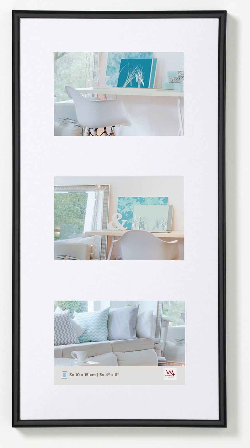 WALTHER New Lifestyle Galerie (10x15 cm, Schwarz)