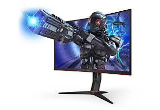 AOC C27G2ZE/BK 27" 240HZ Curved Full HD Gaming Monitör Siyah Kırmızı