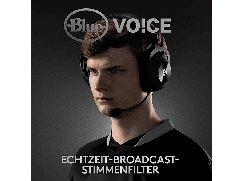 LOGITECH PRO X LIGHTSPEED kabelloses, Over-ear Gaming Headset Schwarz