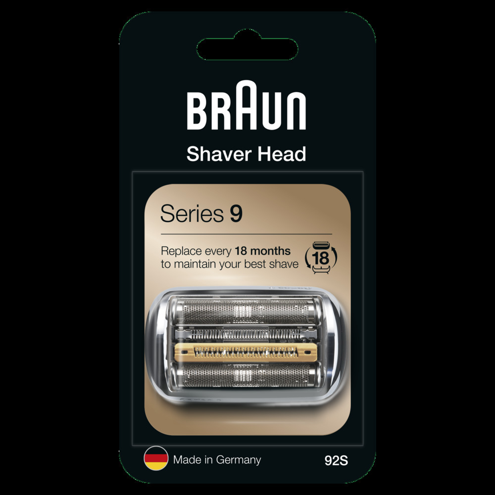 Cabezal De Recambio para afeitadora braun 92s series 9 plata pack 92sbraun