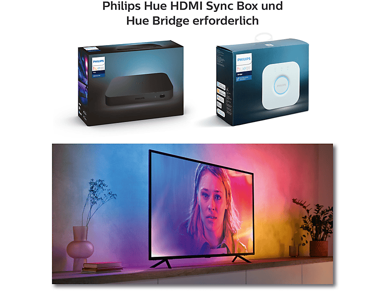 PHILIPS Hue Play Gradient 75 Zoll Lightstrip 16 Mio. Farben