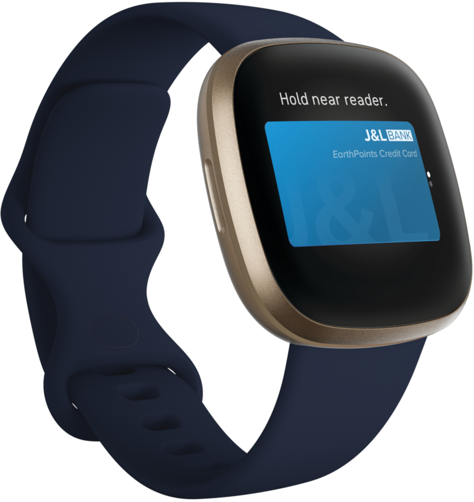 FITBIT Activity tracker Versa 3 Night Blue Soft Gold (FB511GLNV)