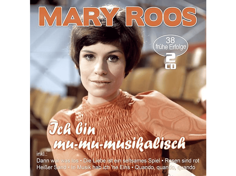 Mary Roos – ICH BIN MU-MU-MUSIKALISCH – 38 FRUHE ERFOLGE – (CD)