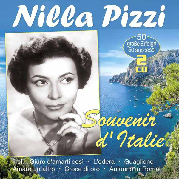 Nilla Pizzi (CD) 50 GROBE D\' - GRANDI SOUVENIR ITALIE - - - 50 SUCCESSI