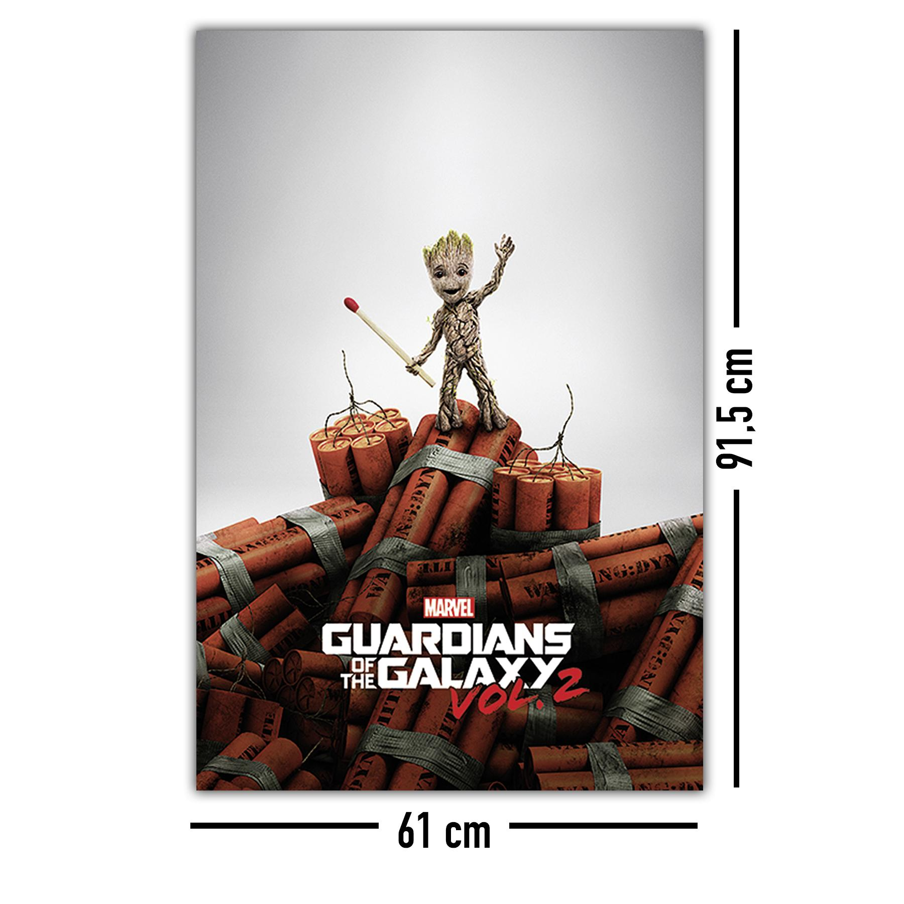 PYRAMID INTERNATIONAL Galaxy 2 Dynamite Poster of Guardians Groot Großformatige the Vol