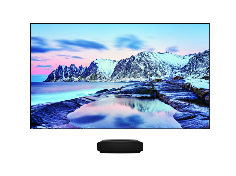 Proyector - Hisense Laser TV 100L5F-A12, UHD 4K, 100″, DPL, 2700 lm, Negro