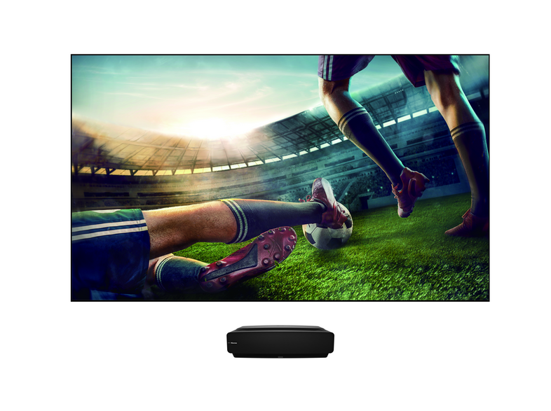 Proyector - Hisense Laser TV 100L5F-A12, UHD 4K, 100″, DPL, 2700 lm, Negro